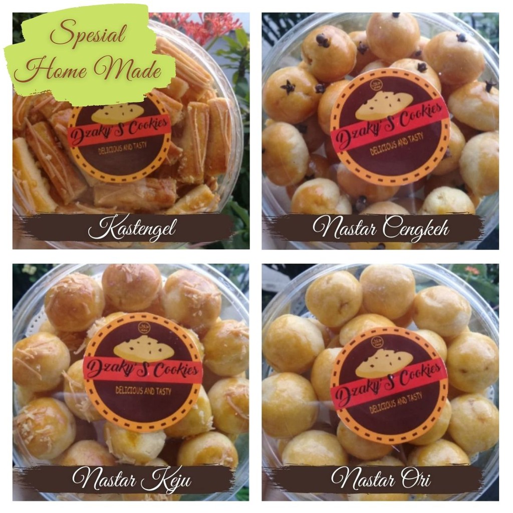 Jual Paket Kue Kering Lebaran 500gram Kuker Nastar Keju Kastengel