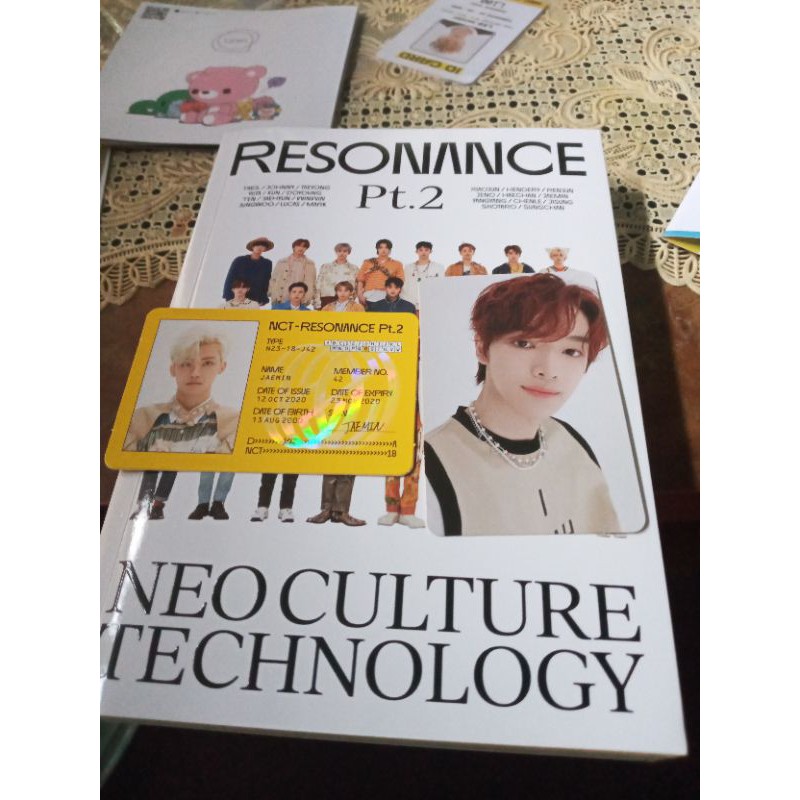 Jual Unsealed Album Nct Resonance Pt Departure Ver Id Card Jaemin Pc