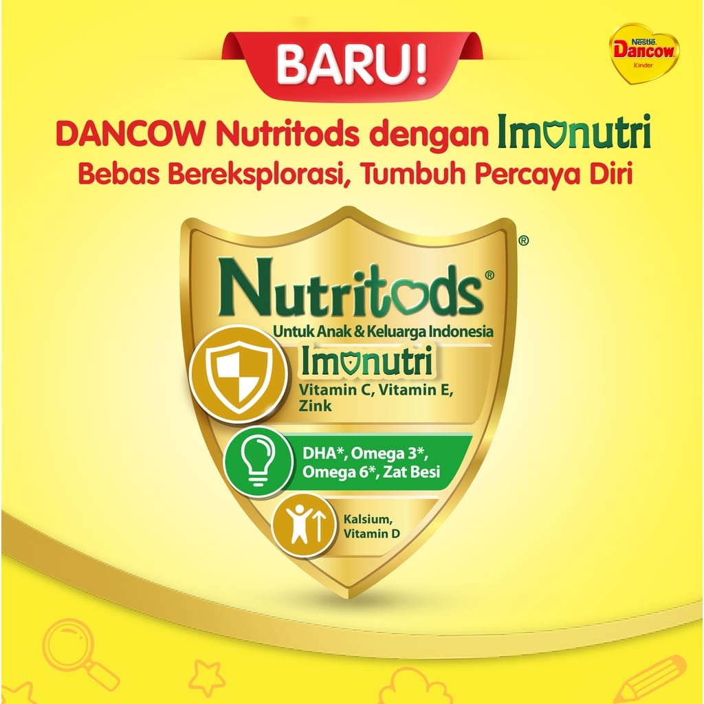 Jual Nestle Dancow 3 Dengan Nutritods Susu Pertumbuhan Rasa Vanila 3 5