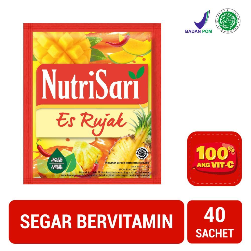 Jual Nutrisari Es Rujak Sachet Minuman Buah Vitamin C Shopee