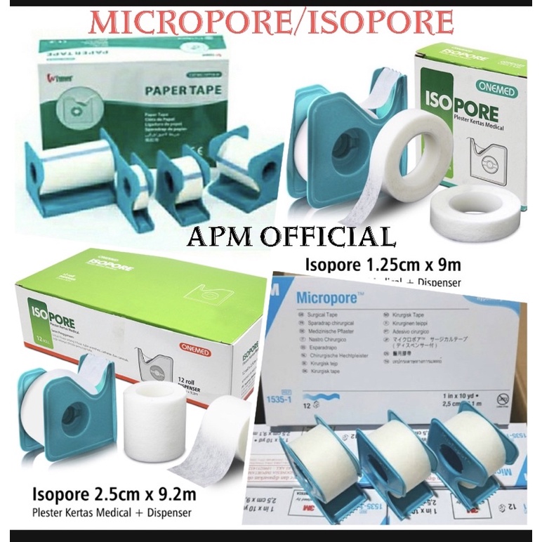 Jual MICROPORE PLESTER KERTAS ALL MERK Shopee Indonesia