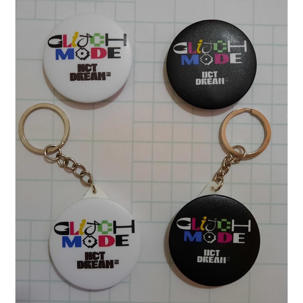 Jual Gantungan Kunci Kpop Nct Dream Album Glitch Mode Pin Peniti Pin