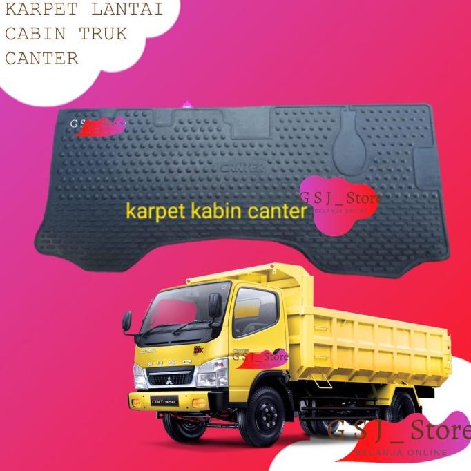 Jual Karpet Lantai Depan Truk CANTER Karet Lantai Kabin Mobil Truck