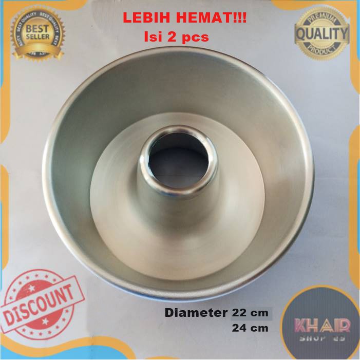 Jual Lebih Hemat Isi 2 Pcs Loyang Tulban Press Bima Diameter 22 24 Cm