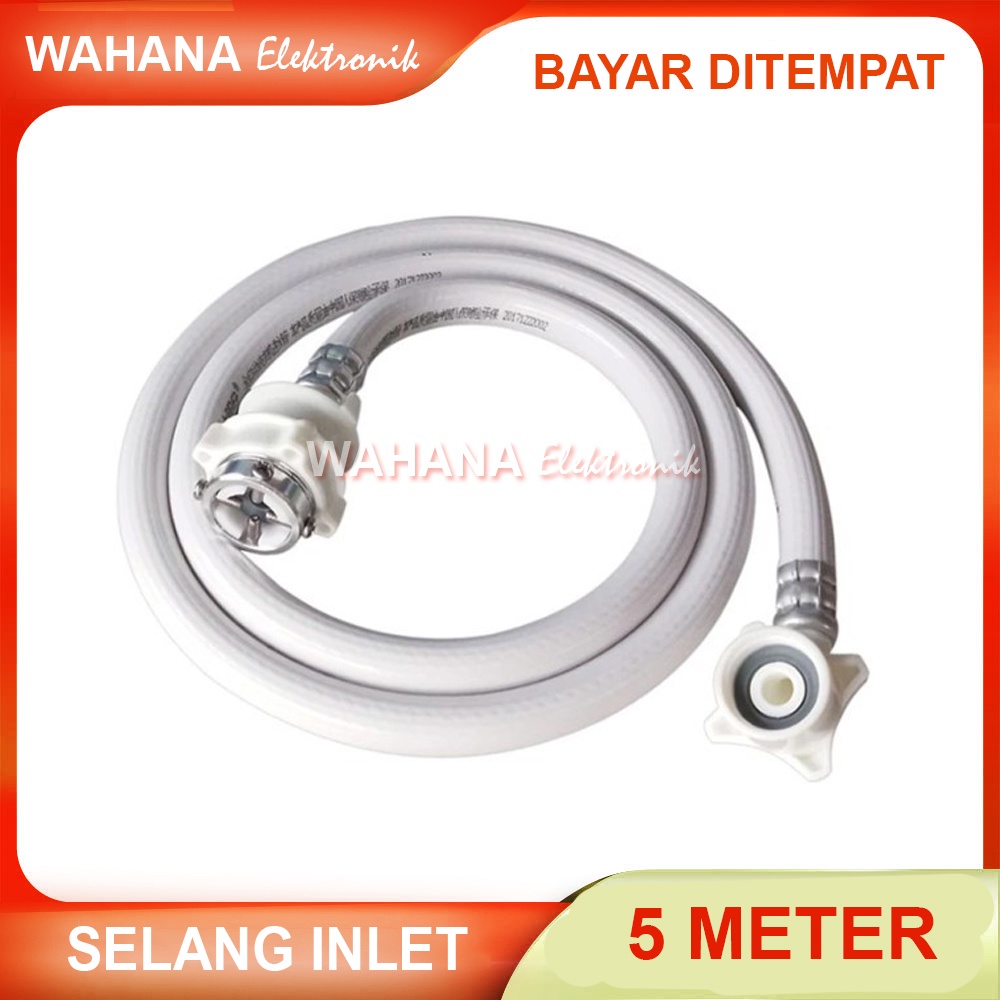 Jual Selang Inlet Selang Air Masuk Mesin Cuci 1 Tabung Panjang 5 Meter