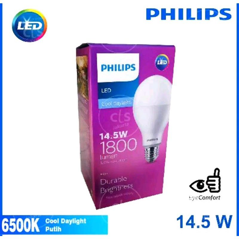 Jual Lampu Philips LED 14 5 Watt Putih CoolDay Light 6500K Shopee