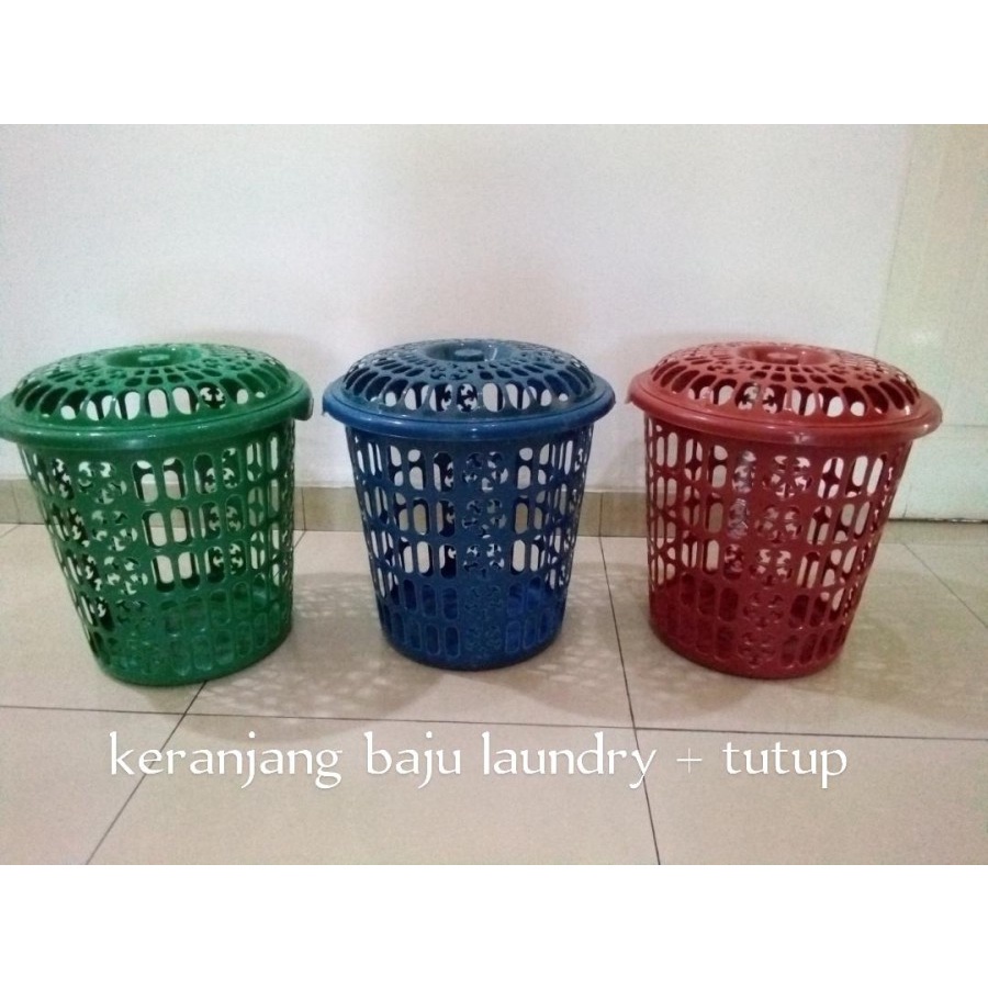 Jual Keranjang Baju Kotor Laundry Tutup Bulat Warna Murah Khusus