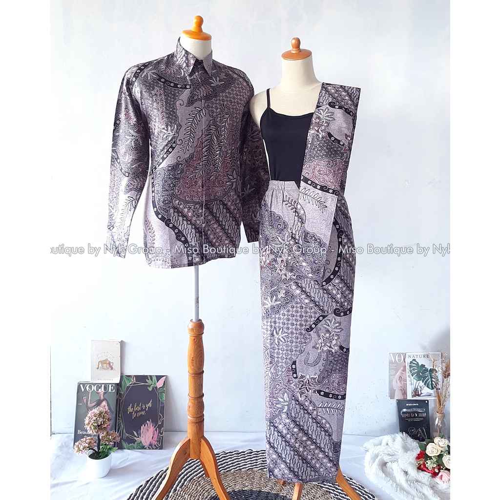 Jual Miso Butik Rok Span Batik Dan Kemeja Pria Azkia Ready Stock