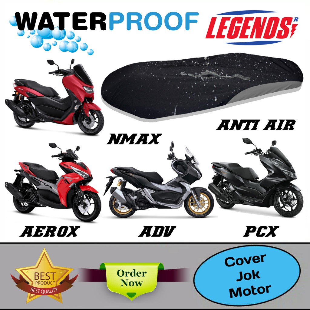 Jual Cover Jok Motor Pcx Nmax Aerox Lexi Sarung Jok Anti Air Shopee