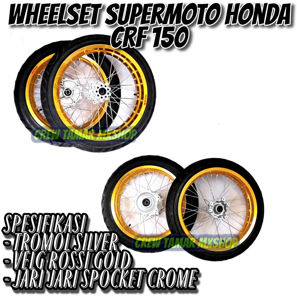 Jual Roda Supermoto Crf Ban Sumo Crf Velg Set Crf Roda Set Supermoto