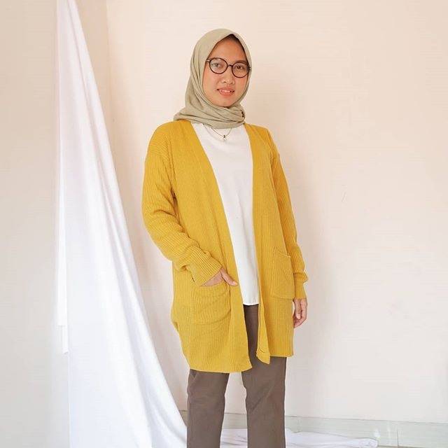 Jual Laura Cardy Long Cardi Shopee Indonesia