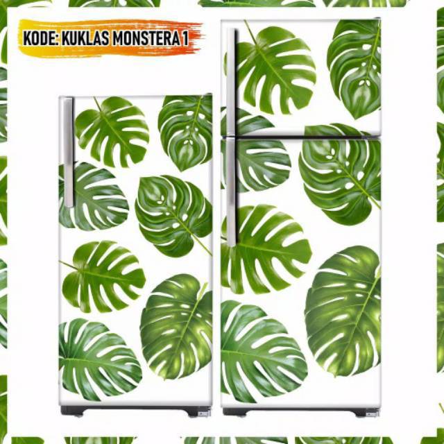 Jual Stiker Motif Monstera Pintu Shopee Indonesia