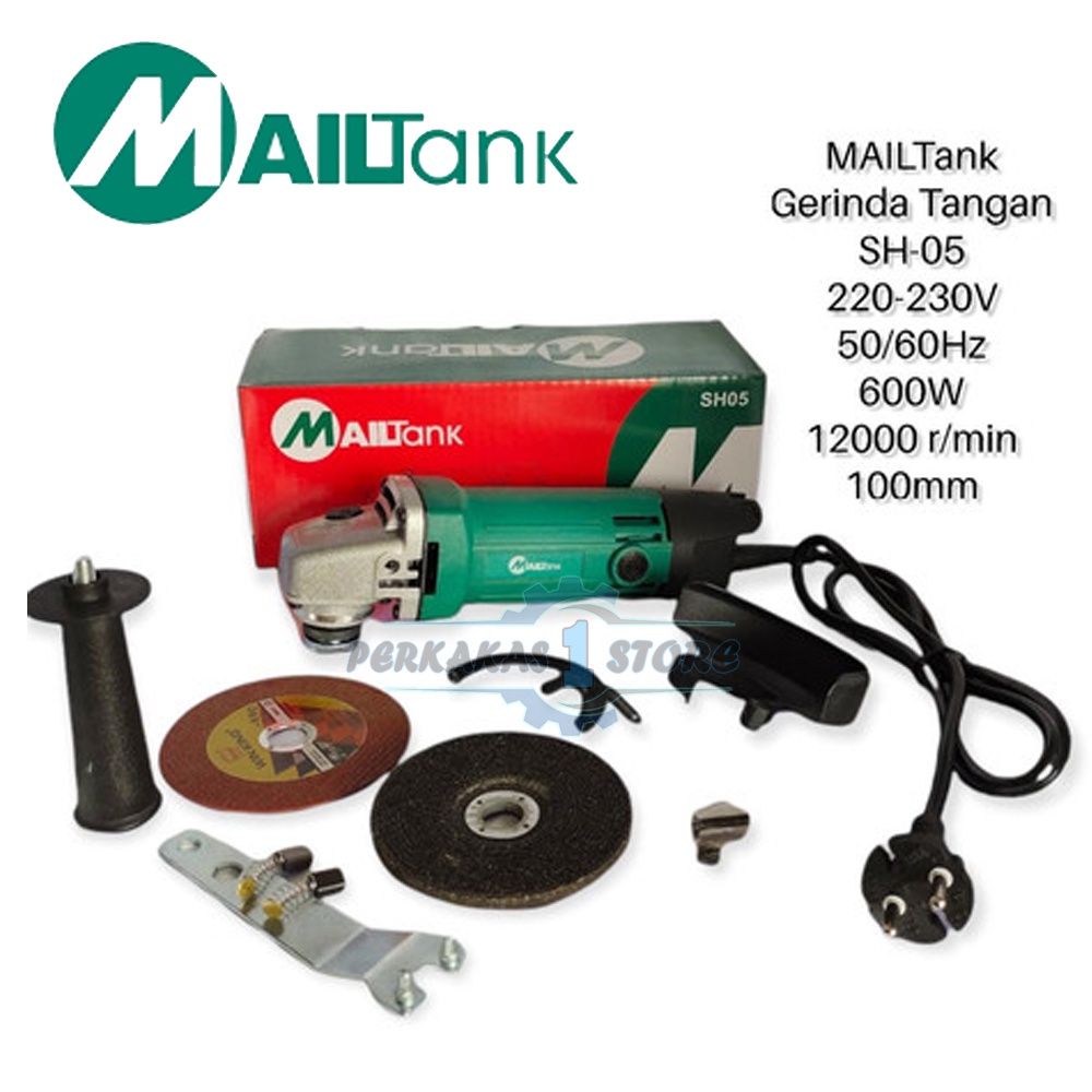 Jual MAILTANK GERINDA TANGAN 4INCH Angle Grinder SH05 4 Inch Mesin