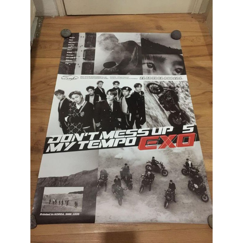 Jual Poster EXO DON T MESS UP MY TEMPO Allegro Ver Shopee Indonesia