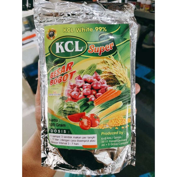 Jual Pupuk Kcl White Super Kcl Putih Original Gram Shopee Indonesia