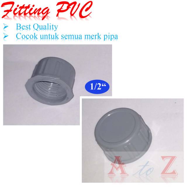 Jual Tutup Pipa Cap Dop Drat Dalam Pvc Shopee Indonesia