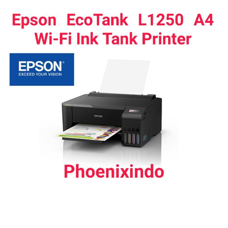 Jual Epson EcoTank L1250 L 1250 A4 Wi Fi Ink Tank Printer Shopee