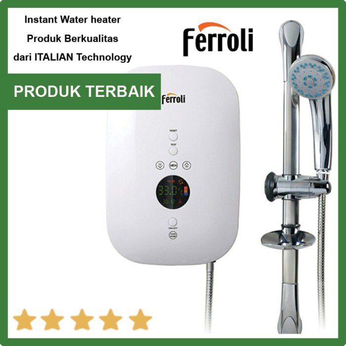 Jual Heater Water Pemanas Air Instant Ferroli Slim Divo Sdp Cocok