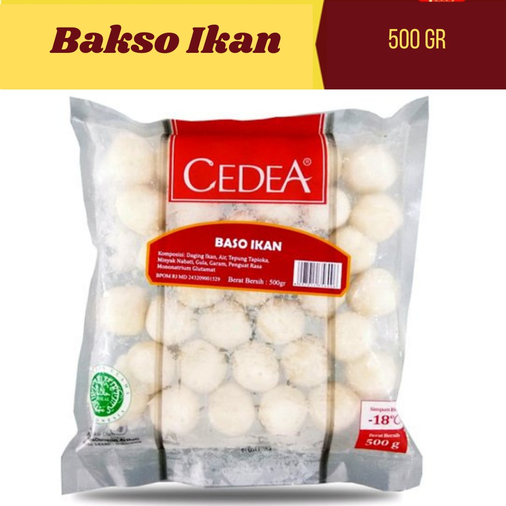 Jual Bakso Ikan CIDEA 500 Gr Bakso Ikan Enak Gurih CIDEA Murah Shopee