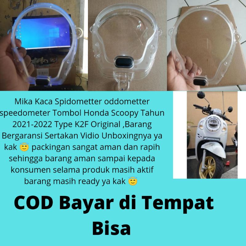 Jual Mika Kaca Spidometter Oddometter Speedometer Honda Scoopy Tahun