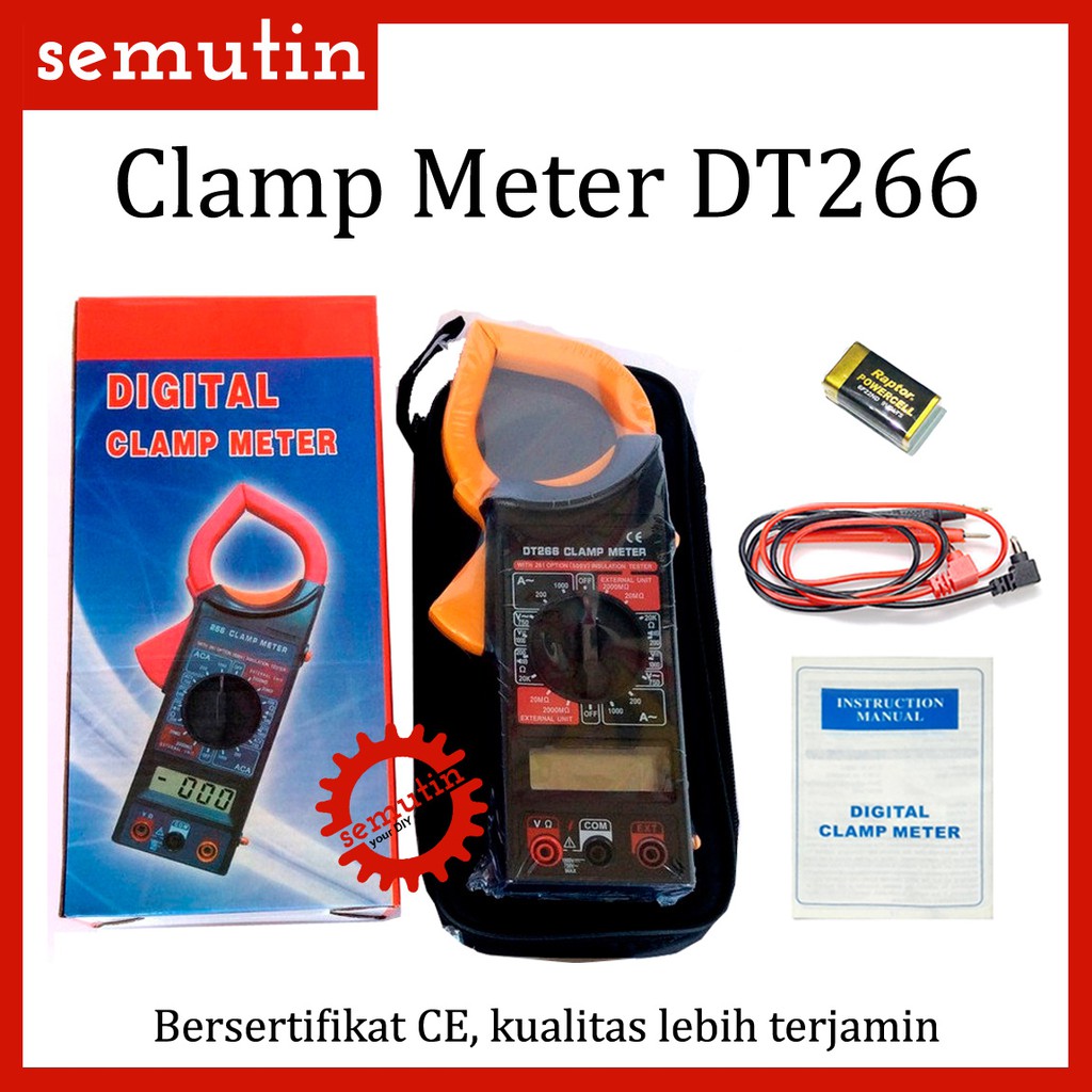 Jual Tang Ampere Digital Dt Clamp Meter Dt Amper