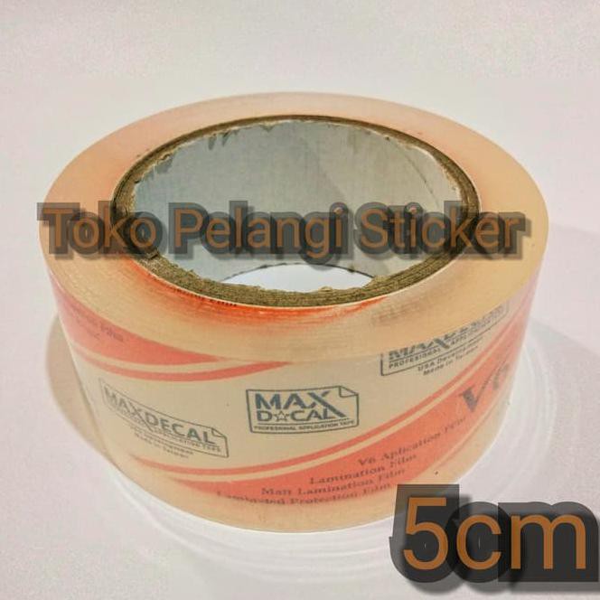 Jual MAX DCAL MAXDECAL Masking Transfer Tape 5cm Laminasi Cutting