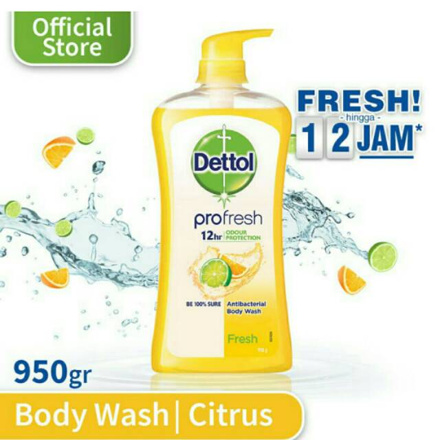 Jual DETTOL Body Wash Fresh Pump Botol 950ml Sabun Mandi Cair Shopee