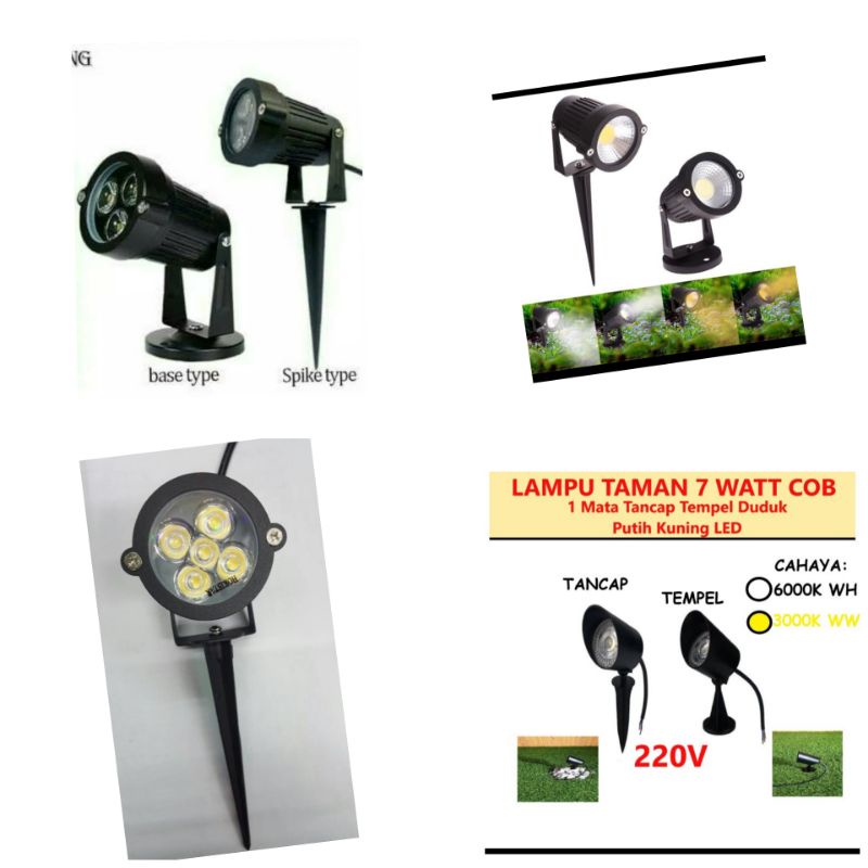 Jual Lampu Taman W W W Garden Lamp W W W Spotlight Sorot