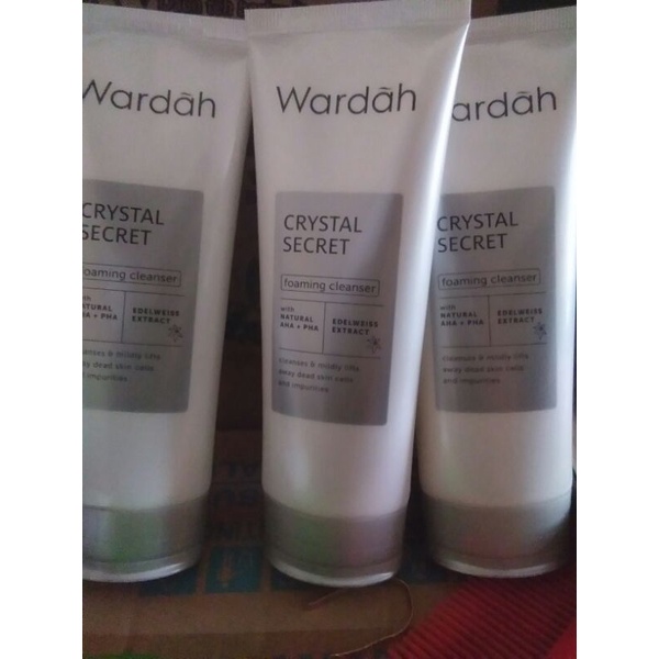 Jual Wardah Crystal Secret Foaming Cleanser Ml Shopee Indonesia