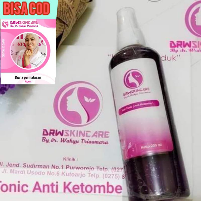 Jual DRW ORI 100 Hair Tonic Ketombe DRW Skincare By Dr Wahyu