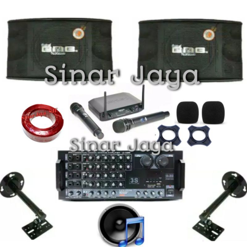 Jual Paket Karaoke Inch Watt Bmb Cs V Ampli Ld B Extra