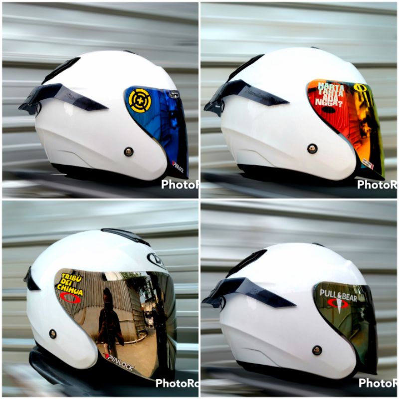 Jual HELM Model KYT KYOTO Merek DYR PAKET GANTENG VENOM VISOR WITH