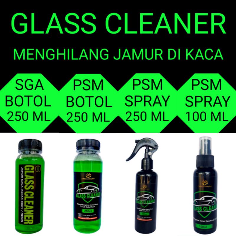 Jual Glass Cleaner Spray Pembersih Jamur Kaca Dan Body Mobil Waterspot