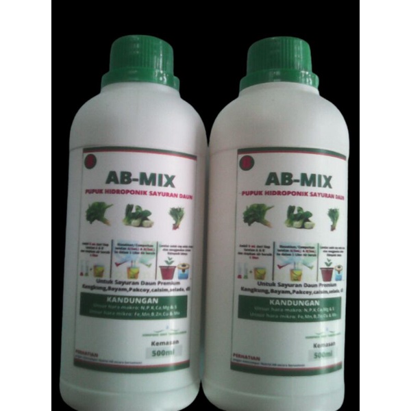 Jual Nutrisi AB Mix Cair 500 Ml Shopee Indonesia