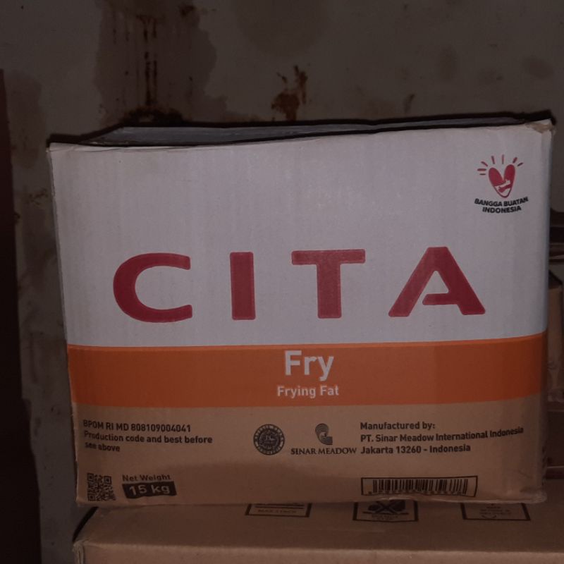 Jual Cita Fry Minyak Padat 15kg Shopee Indonesia