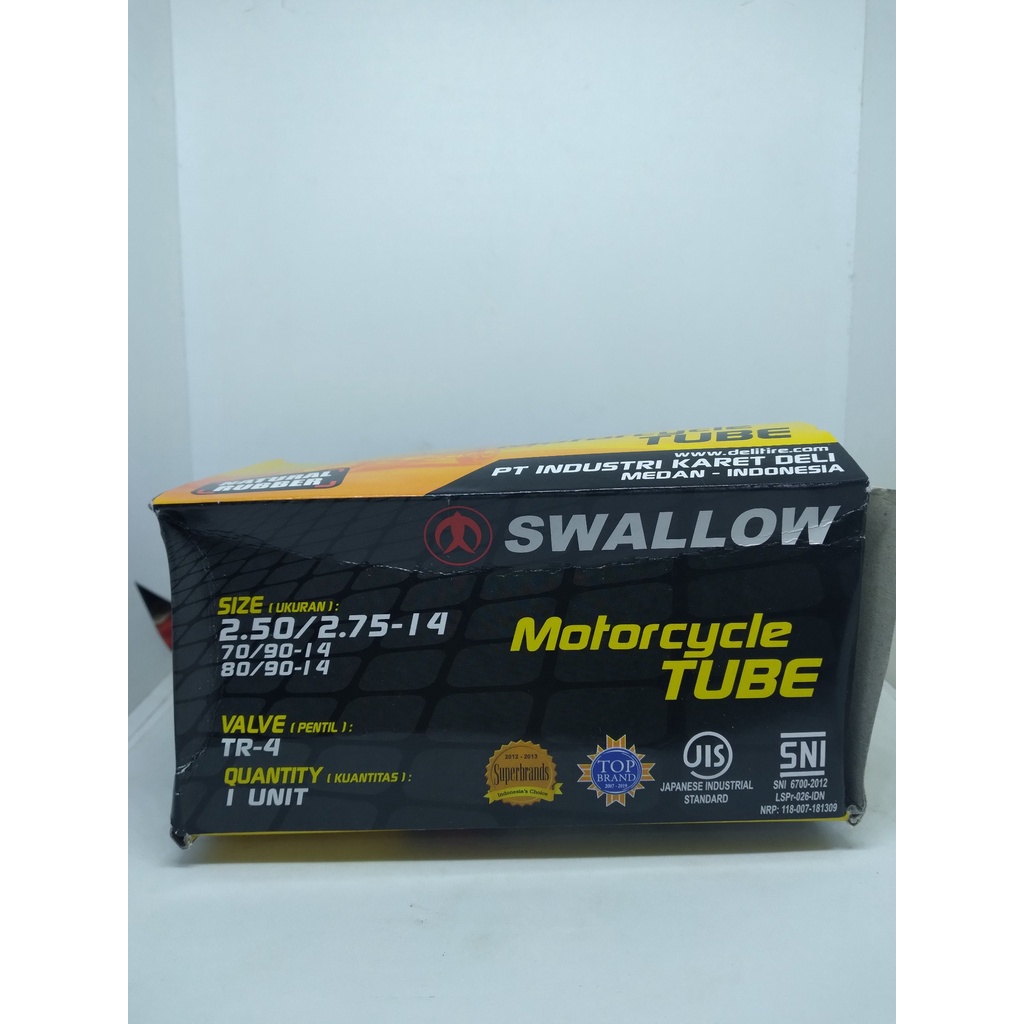 Jual BAN DALAM SWALLOW MATIK MATIC RING 14 BAN DALAM MOTOR SWALLOW