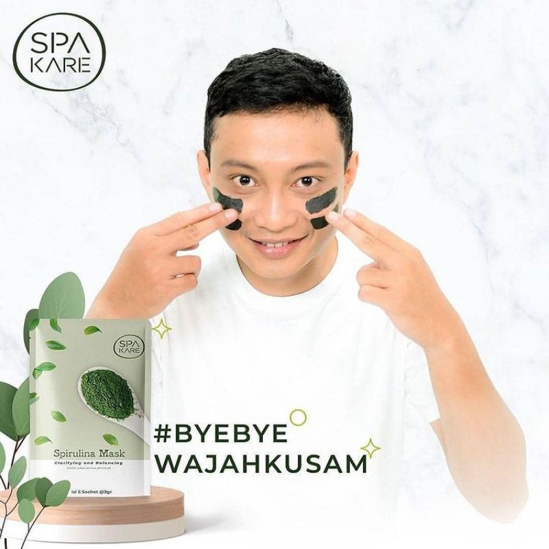 Jual Spakare Spirulina Mask Shopee Indonesia