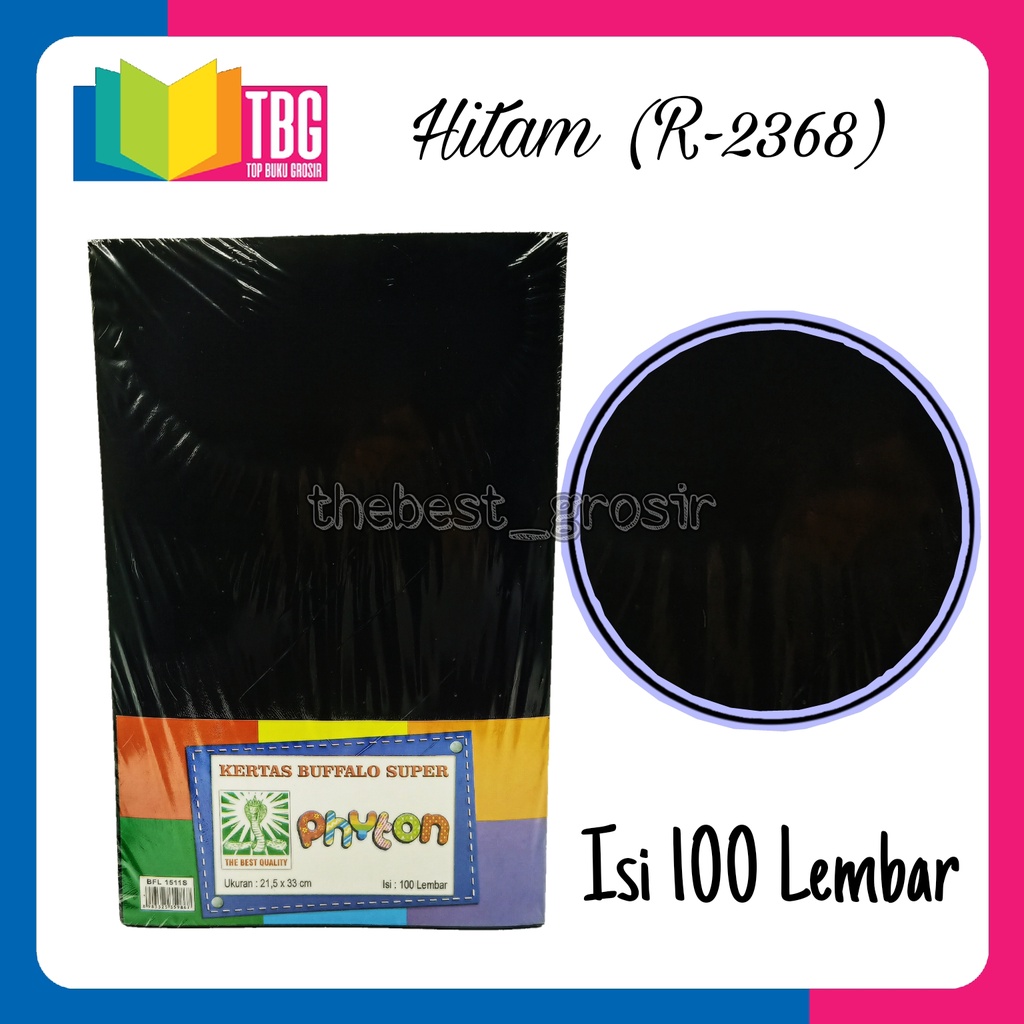 Jual 1 PACK 100 LEMBAR KERTAS BUFFALO POLOS PHYTON PART 02 Shopee