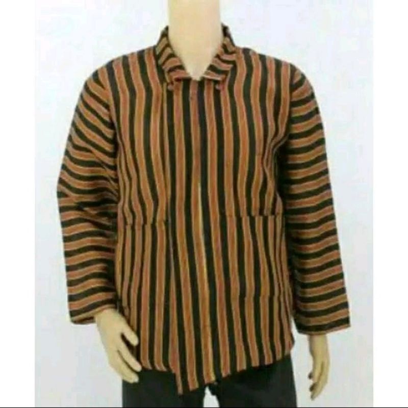 Jual Baju Lurik Halus Dewasa Baju Surjan Lurik Baju Adat Jawa