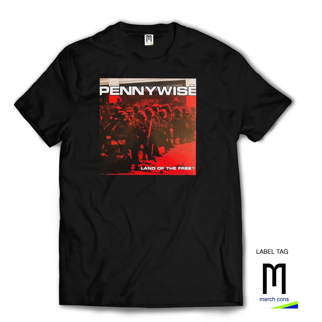 Jual Pennywise Kaos Band Hardcore Punk Dtf Tag Merchcons Hitam