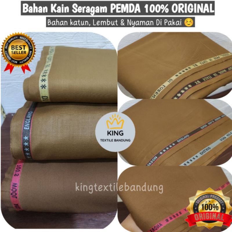 Jual Bahan Baju Dinas Pns Asn Guru Pdh Bakal Baju Pemda Bahan Katun