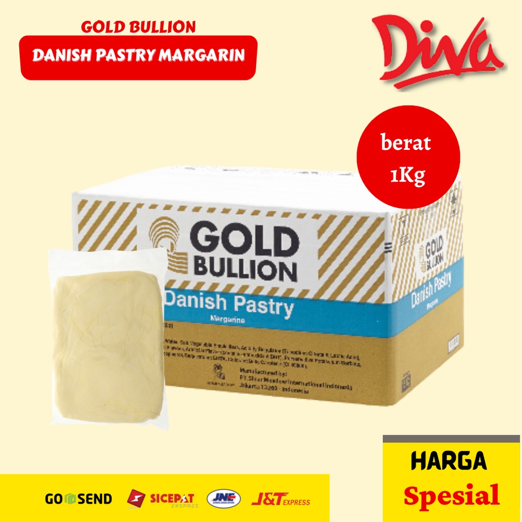 Jual 1 Kg Gold Bullion Danish Pastry Margarin Shopee Indonesia