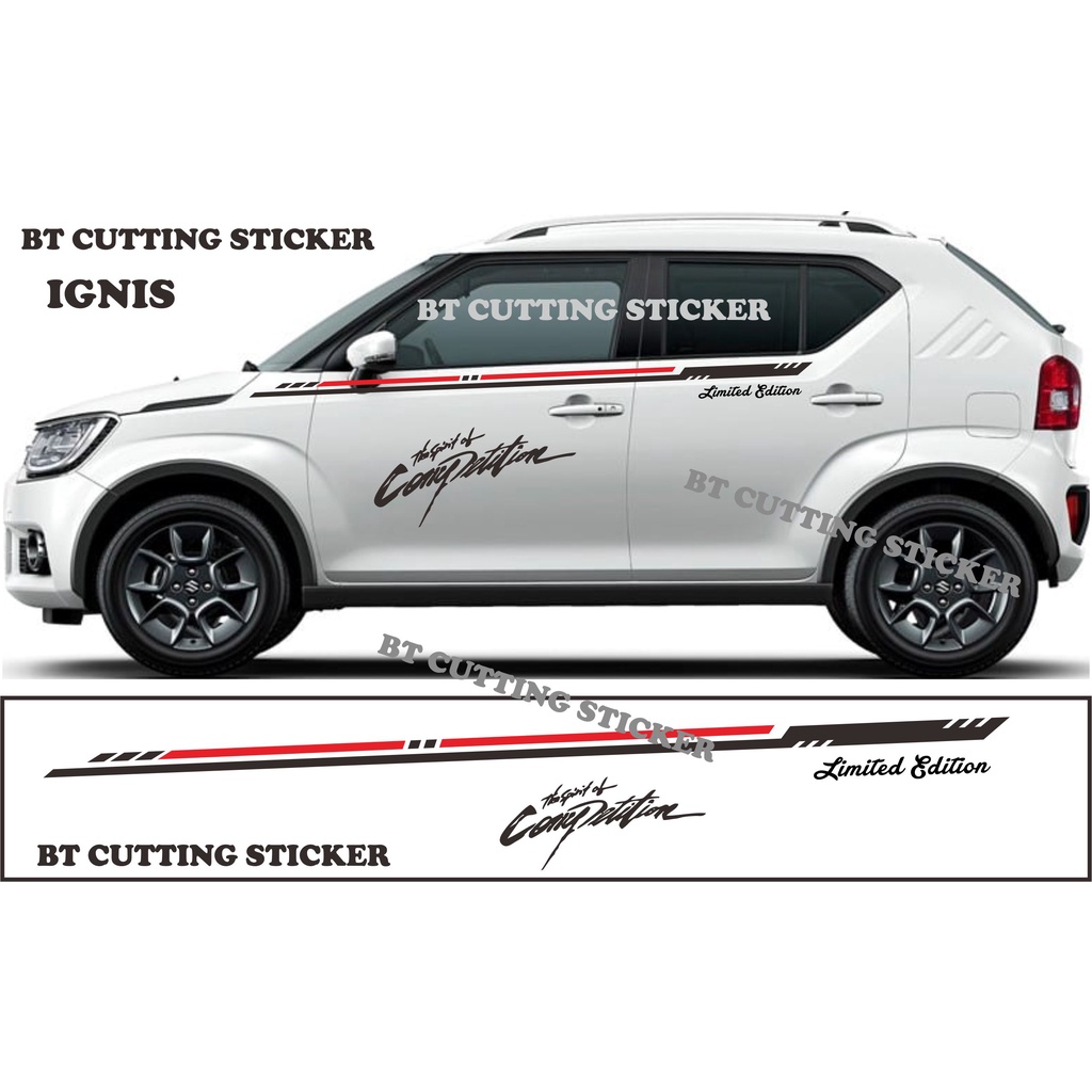 Jual BT Sticker Mobil Suzuki Ignis Sticker Striping Mobil Suzuki Ignis