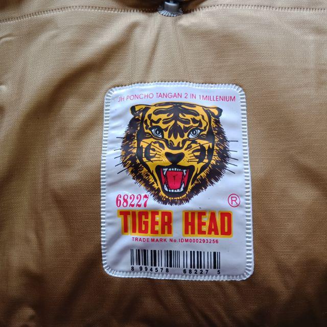 Jual Jas Hujan Poncho Kepala Millenium Tiger Head Mantel