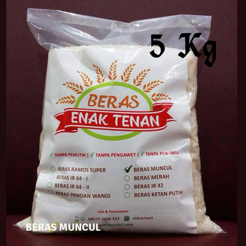 Jual Beras Muncul Beras Bubur Beras Rojolele Cap Enak Tenan Kg