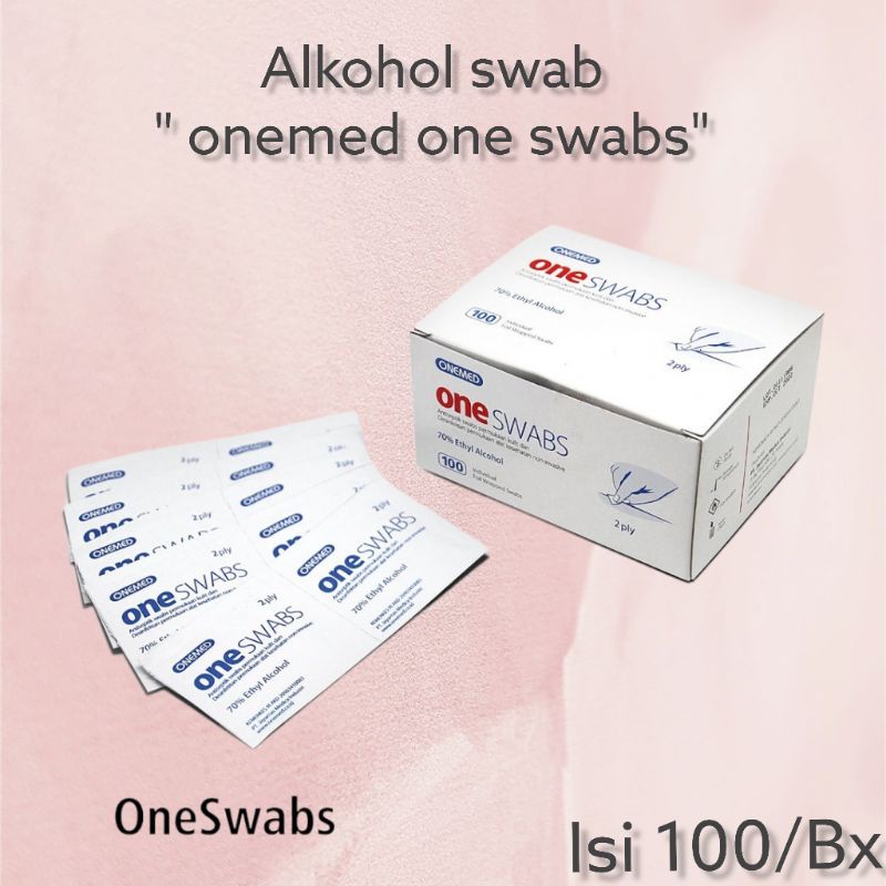 Jual TISSUE ALKOHOL ALKOHOL SWABS ONESWABS ONEMED Shopee Indonesia