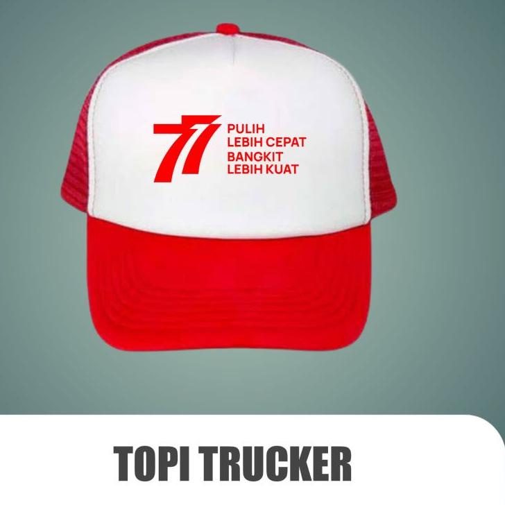 Jual Wow Murah Topi Trucker Kemerdekaan Hut Ri Pulih Lebih Cepat