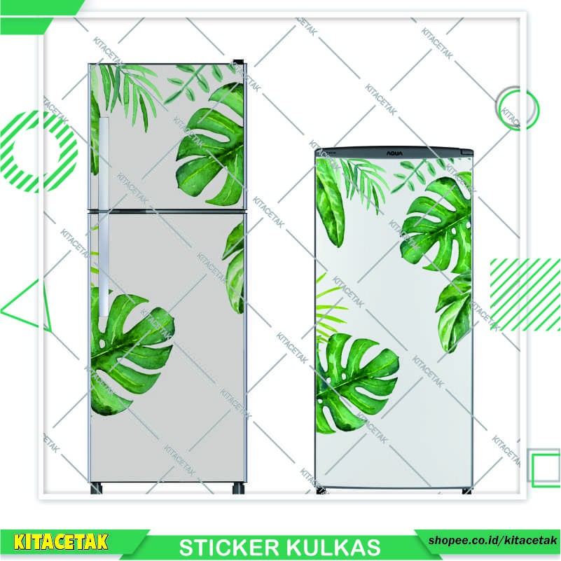 Jual Stiker Kulkas Sticker Wallpaper Kulkas 1 Dan 2 Pintu Motif Floral