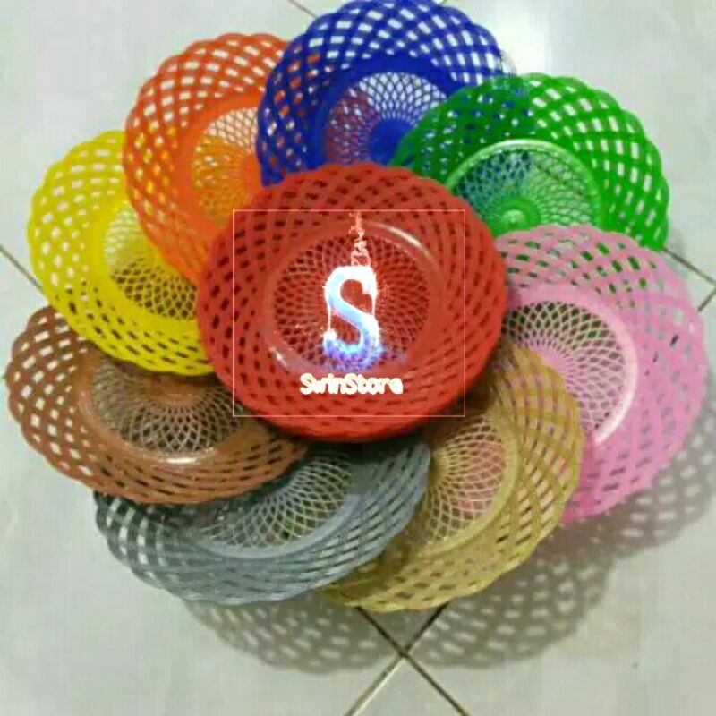 Jual Piring Rotan Plastik Anyaman Lusinan Pcs Shopee Indonesia