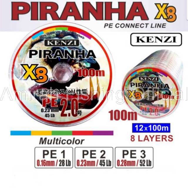 Jual PE KENZI PIRANHA X8 Shopee Indonesia